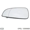 Стекло левого зеркала заднего вида OPEL 13300626