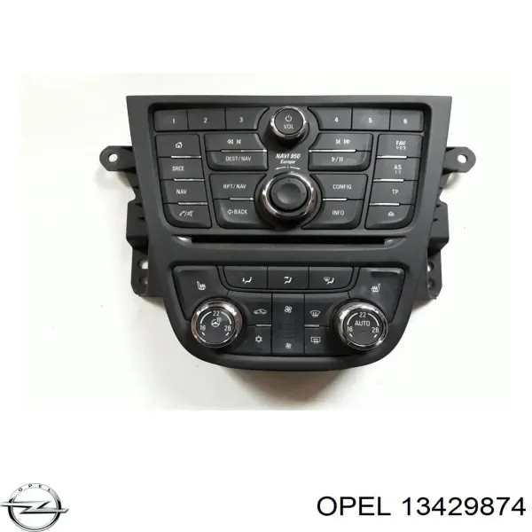 Блок управления кондиционером 13429874 Opel