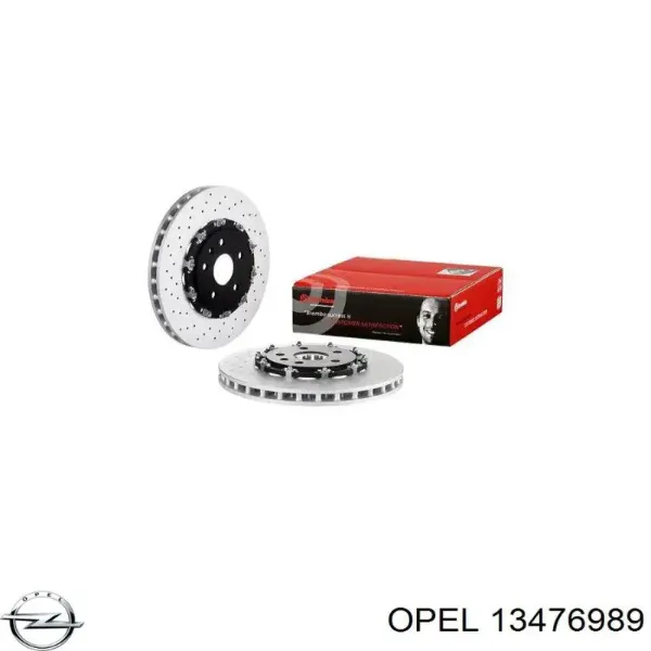 Передние тормозные диски 13476989 Opel