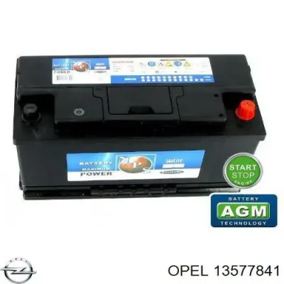 Аккумулятор Опель 95 А/ч 12 В (13577841)