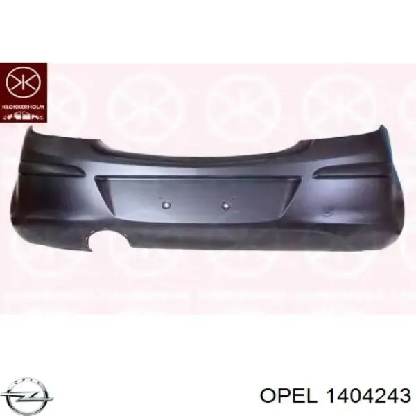 Задний бампер 1404243 Opel