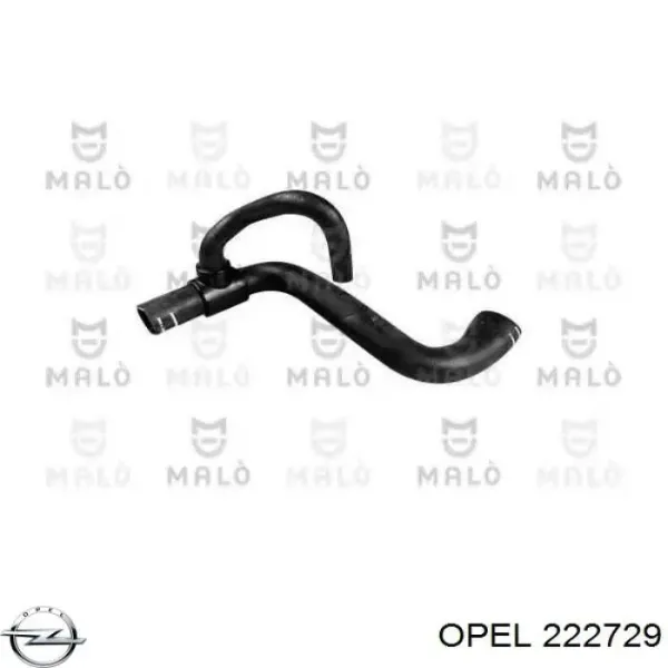 222729 Opel Передняя заглушка бампера буксировочного крюка