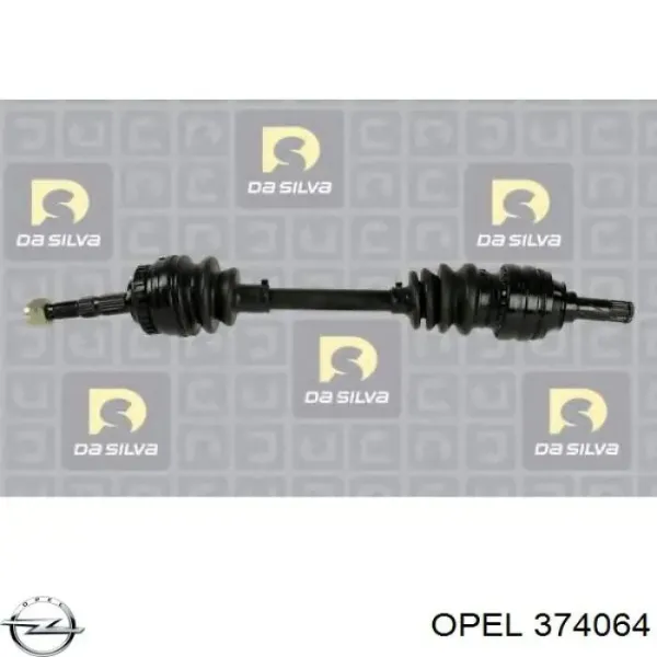 Левая полуось 374064 Opel
