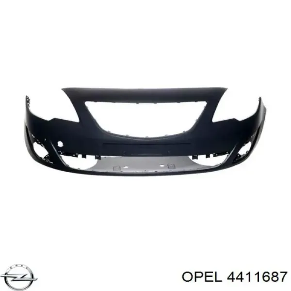 Передний бампер 4411687 Opel