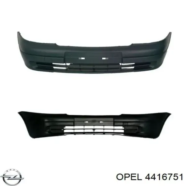  Передний бампер Opel Vivaro 
