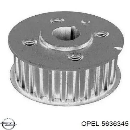 5636345 Opel Звездочка-шестерня привода коленвала двигателя