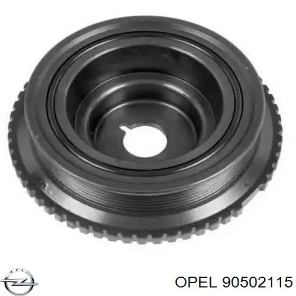 Шкив коленчатого вала на Opel Astra F 51, 52, F35, M35