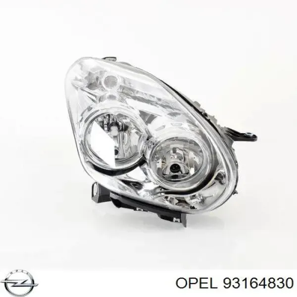 Левая фара 93164830 Opel