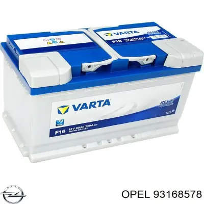 АКБ Опель 80 А/г (93168578)