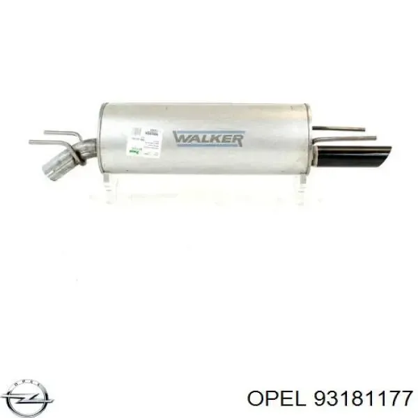 Глушитель задний 93181177 Opel