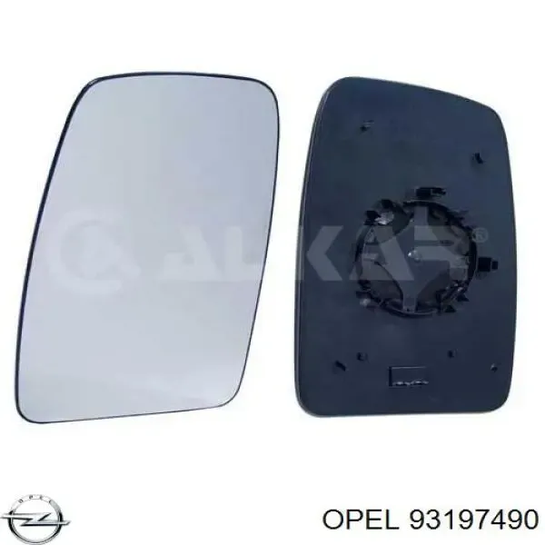 Правое зеркало 93197490 Opel
