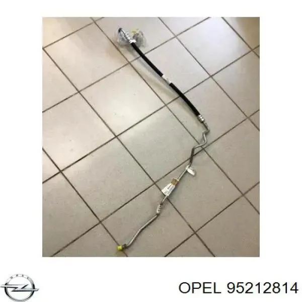 Шланг ГУР низкого давления, от бачка к насосу 95212814 Opel