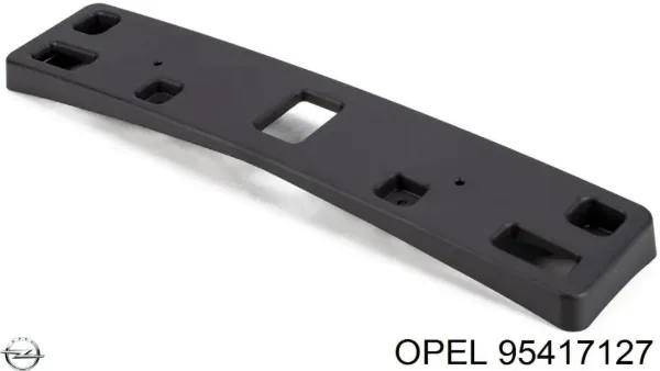 Панель крепления номерного знака переднего 95417127 Opel