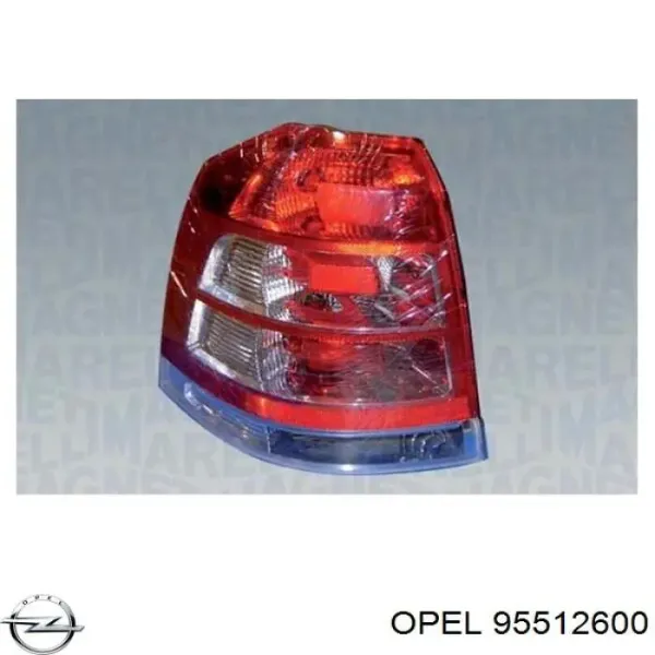 Задний фонарь 95512600 Opel