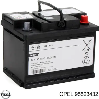 Автоаккумулятор Опель 510 А/ч 12 В (95523432)