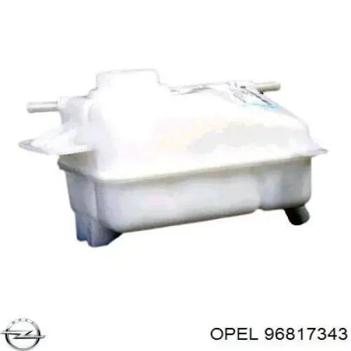 Бачок системы охлаждения 96817343 Opel