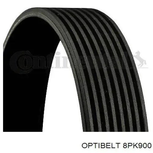 Ремень генератора 8PK900 Optibelt