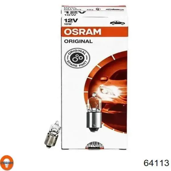 64113 Osram Лампочка плафона освещения салона/кабины