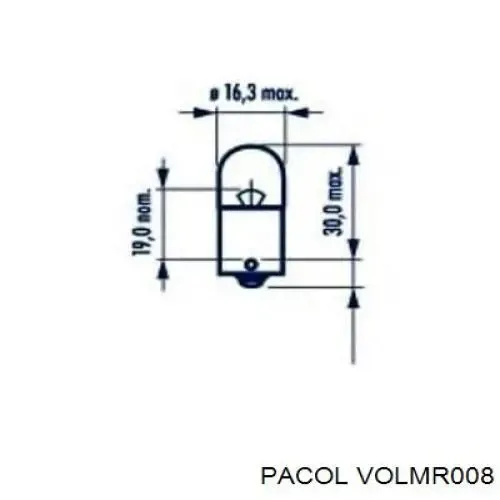 Накладка (крышка) зеркала заднего вида левая 20746401 Volvo