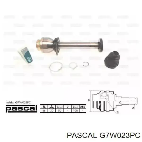 ШРУС внутренний правый G7W023PC Pascal
