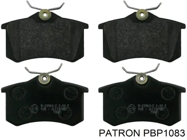 Задние тормозные колодки PBP1083 Patron