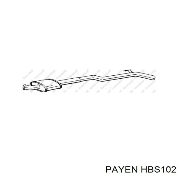 Болт ГБЦ HBS102 Payen