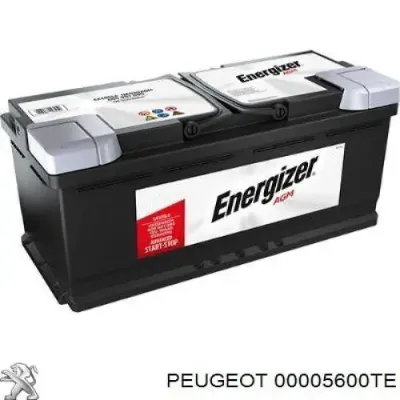 Авто аккумулятор Пежо 110 А/ч 12 В (00005600TE)
