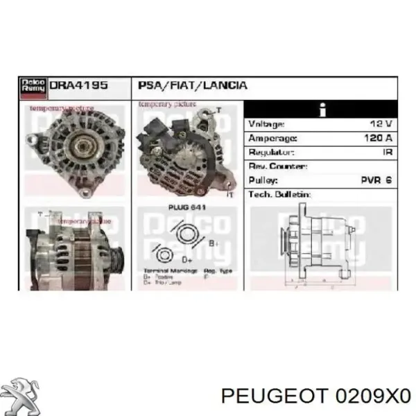 Прокладка ГБЦ 0209X0 Peugeot/Citroen