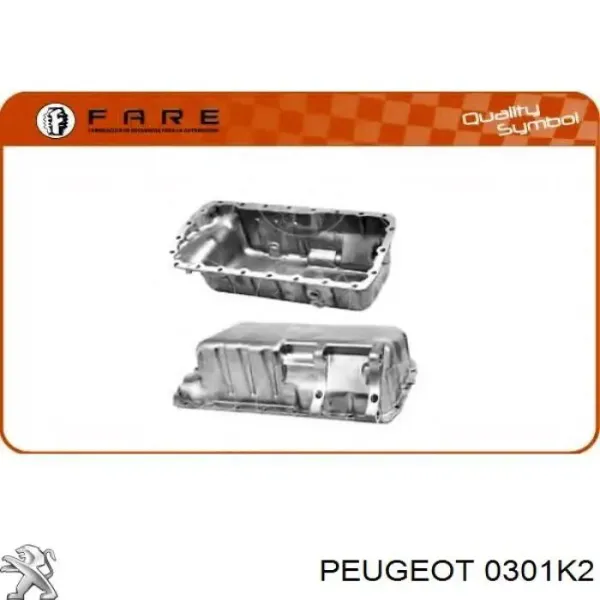 Поддон двигателя 0301K2 Peugeot/Citroen