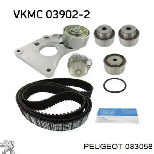 Обводной ролик ремня ГРМ Peugeot/Citroen 083058 цена, от