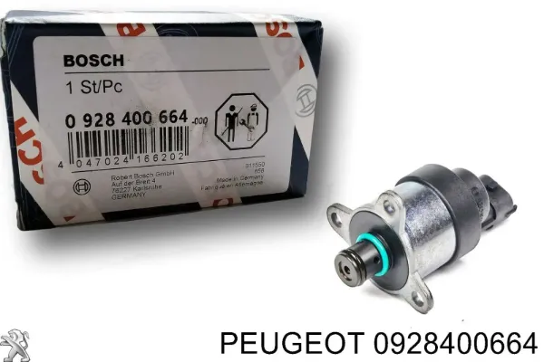Клапан редукционный 0928400664 Peugeot/Citroen