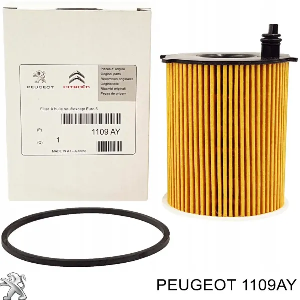 Масляный фильтр 1109AY Peugeot/Citroen