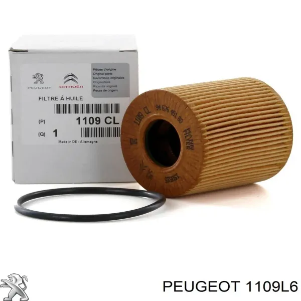 Масляный фильтр 1109L6 Peugeot/Citroen