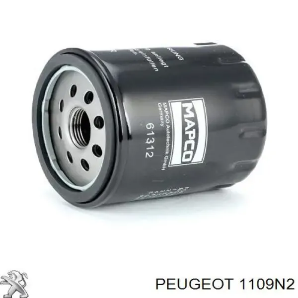 1109N2 Peugeot/Citroen Масляный фильтр двигателя