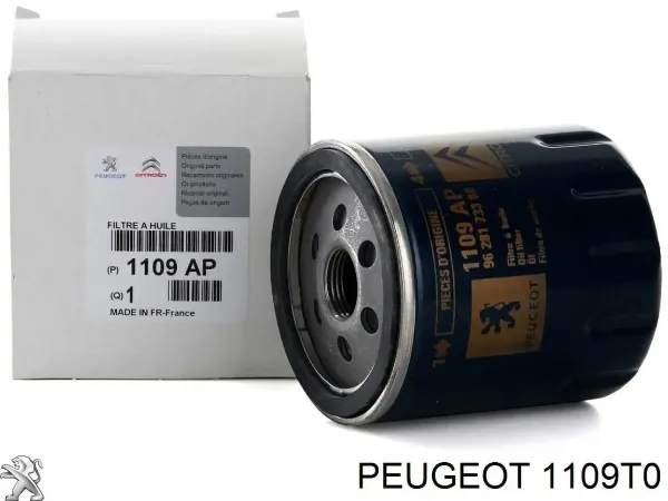 Масляный фильтр 1109T0 Peugeot/Citroen