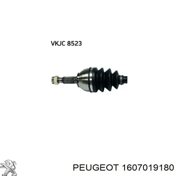 Левая полуось 1607019180 Peugeot/Citroen