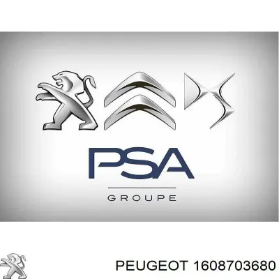 Кронштейн бампера заднего PEUGEOT 1608703680