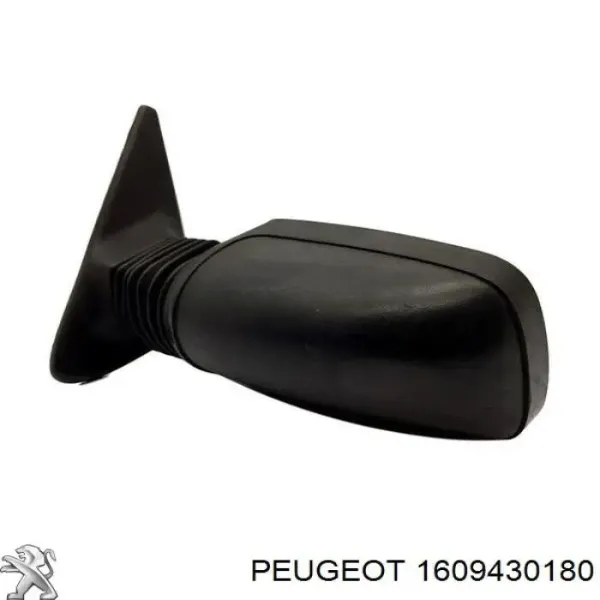 Левое боковое зеркало 1609430180 Peugeot/Citroen
