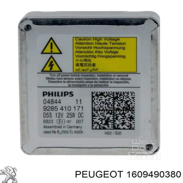 Лампочка ксеноновая 1609490380 Peugeot/Citroen
