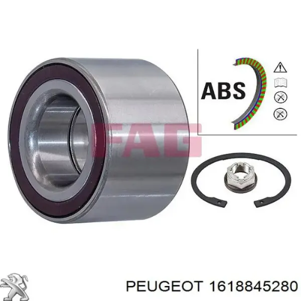Подшипник ступицы 1618845280 Peugeot/Citroen