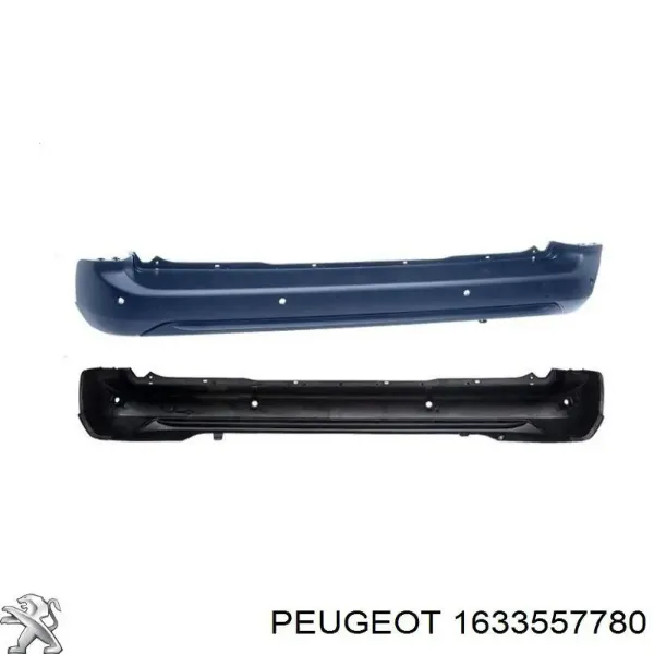 Задний бампер 1633557780 Peugeot/Citroen