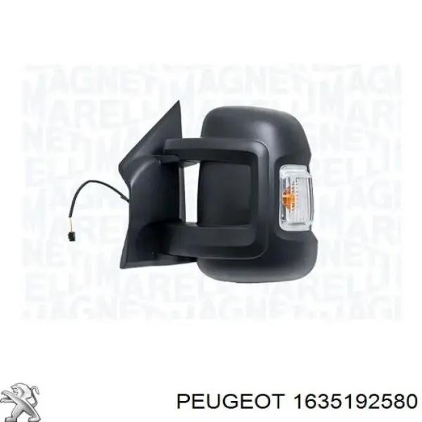 Левое боковое зеркало 1635192580 Peugeot/Citroen