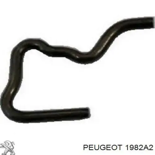 Скоба фиксации трубок обратки форсунок Peugeot/Citroen 1982A2
