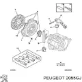 Диск сцепления PEUGEOT 00002055GJ