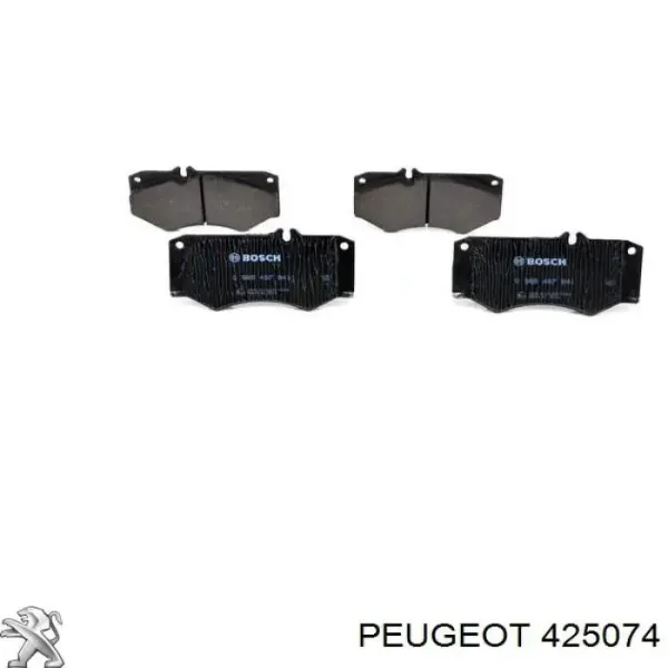 Передние тормозные колодки 425074 Peugeot/Citroen