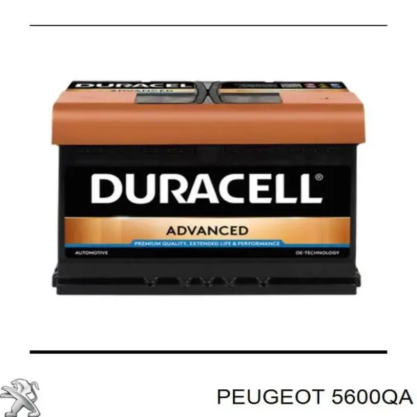 Аккумулятор 5600QA Peugeot/Citroen