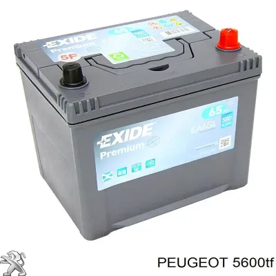 Аккумулятор автомобильный Пежо 60 А/ч 12 В (5600TF)