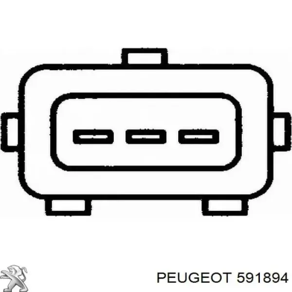 Датчик положения коленчатого вала Peugeot/Citroen 591894 цена, от