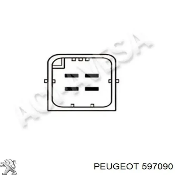 Катушка зажигания 597090 Peugeot/Citroen