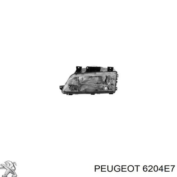 Левая фара 6204E7 Peugeot/Citroen
